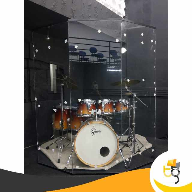 Abafador acustico de bateria